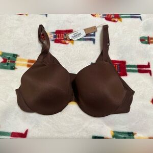 SKIMS Smoothing intimates full coverage lightly lined in color Cocoa. 34A